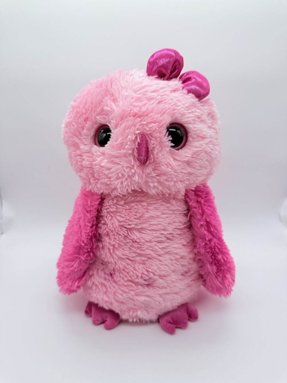 Aurora World Girlz Nation Snow Owl Pink Soft Plush Stuffed Animal 11"